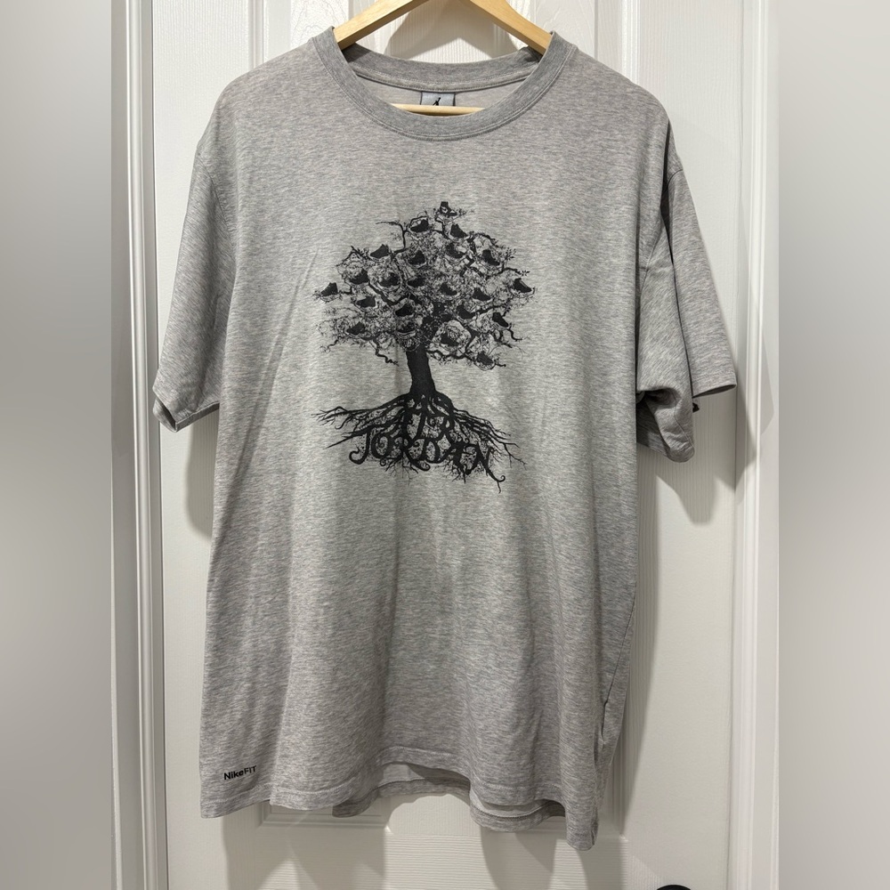 Nike Air Jordan Graphic T-Shirt 2009 Sneaker Tree Y2K Dri * CLEAR OUT SALE